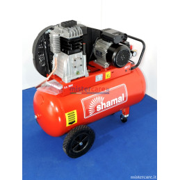 Shamal SB38C/100 CM3 - Compressore bicilindrico, cinghiato (390 litri/min) - 36FC504SHA