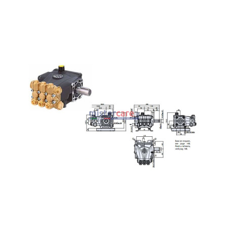 AR - RC 10.15 N - Pompa ad alta pressione (150 bar - 10 lt/min)