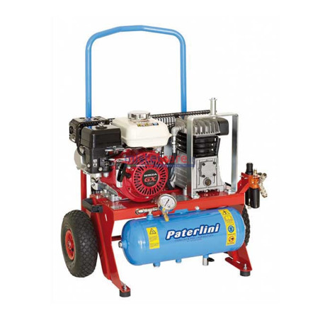 Paterlini Joker GX 120 - Motocompressore con motore "Honda" (4 Hp) a benzina