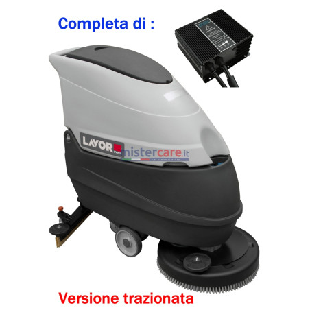 Lavor Hyper Free Evo 50 BT - Lavasciuga pavimenti a batteria 24V trazionata (caricabatterie incluso)