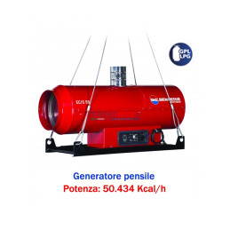 BM2 EC/S 55 - Generatore d'aria calda (sospeso) a gasolio - 50.434 kcal/h