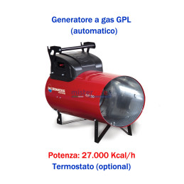 BM2 GP30A - Generatore d'aria calda a combustione diretta (automatico) - 27.000 kcal/h