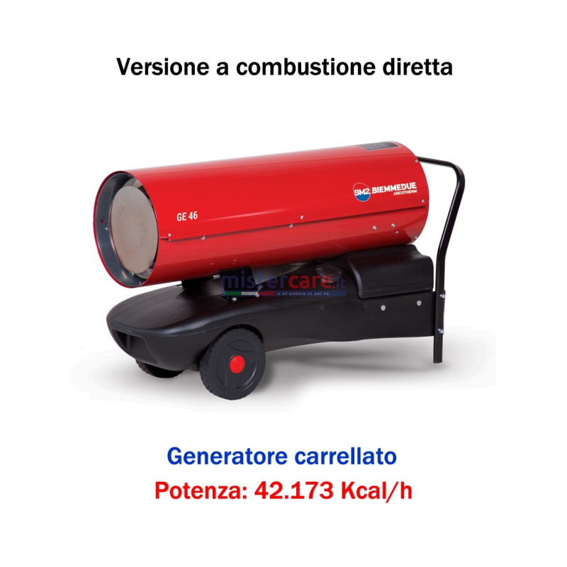 BM2 GE 46 - Generatore D'aria Calda A Combustione diretta (carrellato) - 42.173 Kcal/H