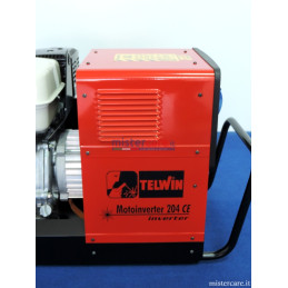 Telwin Motoinverter 204 CE - Motosaldatrice a benzina (motore HONDA) a tecnologia inverter