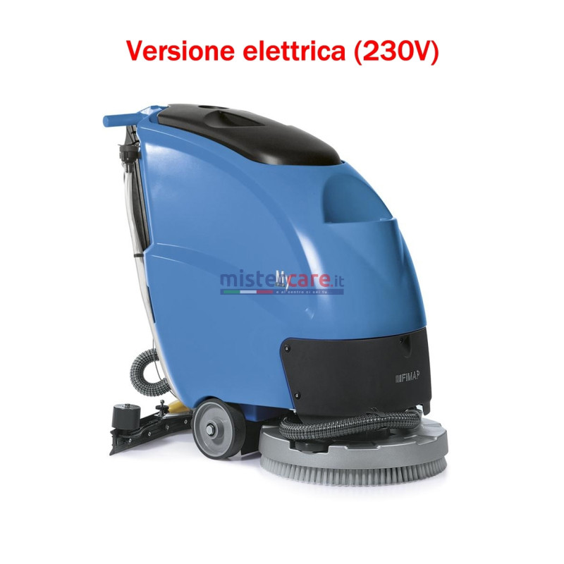 Fimap My50E - Lavasciuga pavimenti elettrica con disco (51 cm)