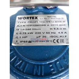 Wortex PROFI 100 VS - Elettropompa immersa per drenaggio (350 lt/min)