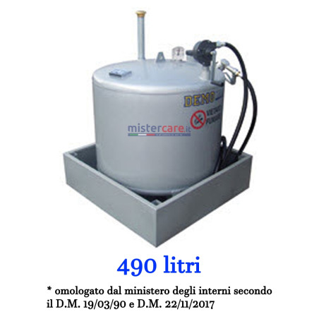 Demo - Serbatoio per gasolio (490 litri) con pompa manuale