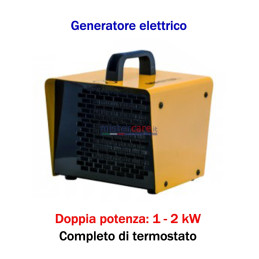 Master B 2 PTC - Generatore d'aria calda elettrico monofase (1 - 2 kW)