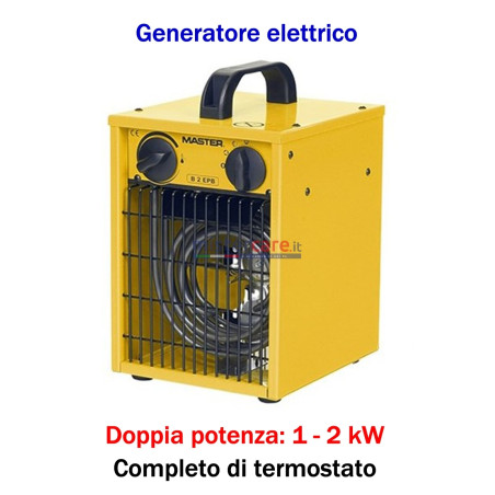 Master B 2 IT - Generatore d'aria calda elettrico monofase (1 - 2 kW)
