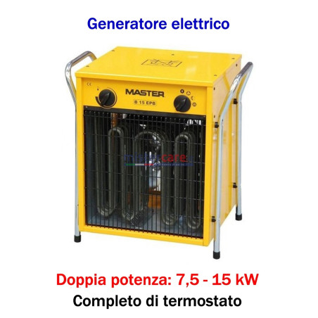 Master B 15 IT - Generatore d'aria calda elettrico trifase (7,5 - 15 kW)