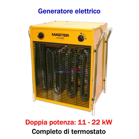 Master B 22 IT - Generatore d'aria calda elettrico trifase (11 - 22 kW)
