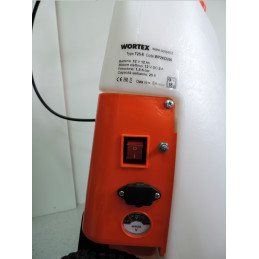 Wortex T25-E - Pompa irroratrice batteria 12V Serbatoio da 25 litri carrellata completa di batteria