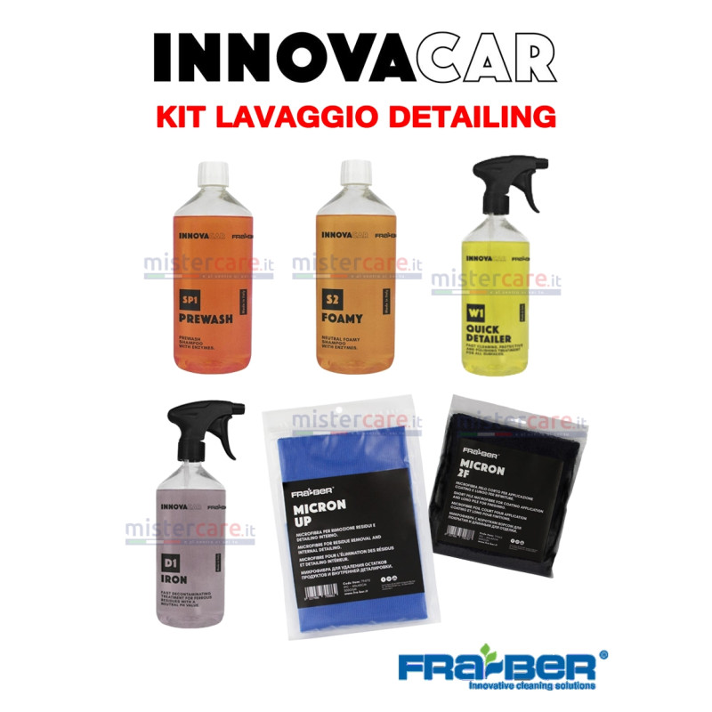 Fra-Ber - Kit prodotti PRELAVAGGIO auto detailing (INNOVACAR) 