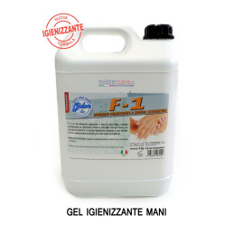 Piantana gel mani igienizzante (completa di erogatore manuale con push a gomito) + 3 taniche (5 Kg cad.) di gel igienizzante "Mi