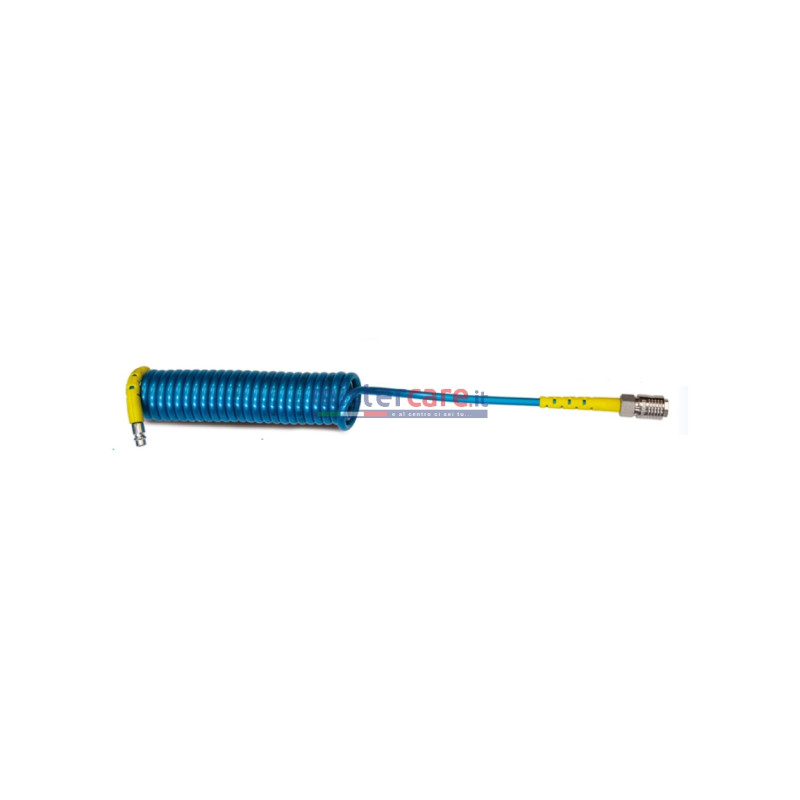 Spiralflex - Spirale in poliuretano da 4 metri con innesto CEE (Ø 10 x 6,5) Spiralflex - Spirale in poliuretano da 4 metri con innesto CEE (Ø 10 x 6,5)