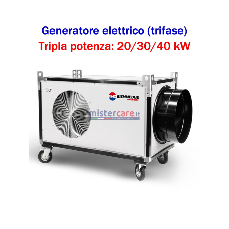 BM2 EKT - Generatore d’aria calda con ventilatore centrifugo (elettrico) - 34.400 Kcal/h