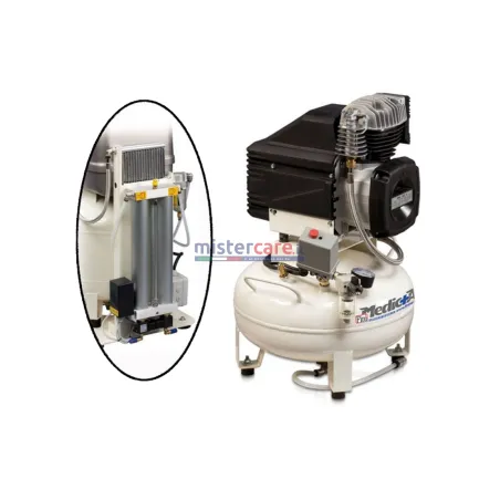 Med Air 160-24V-FM-1,5M - Compressore medicale con essiccatore per dentisti/odontoiatri