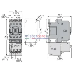 Comet - Teleruttore 18A - 400V per idropulitrice