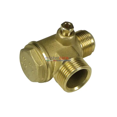 Abac- Valvola di non ritorno 3/4"M x 1/2"M x 1/8" per compressore